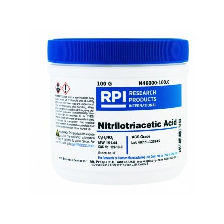 Rpi Nitrilotriacetic Acid, ACS Grade, 100 G N46000-100.0